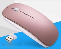 USB Có Thể Sạc Được Không Dây Chế Độ Im Lặng Chuột Chơi Game Siêu Mỏng Chuột Cho MacBook Android Apple Máy Tính Xách Tay