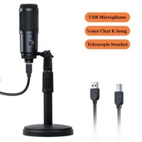 Usb Condenser Micro Ghi âm Âm Phát trực tuyến Micro Cardioid Studio Vocals Phát sóng Mic cho PC Trò chuyện bằng giọng nói
