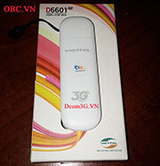 USB Dcom 3G Viettel D6601 21.6Mbps dùng các sim