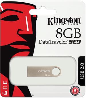 USB Kingston DataTraveler SE9 (DTSE9) 8GB - USB 2.0