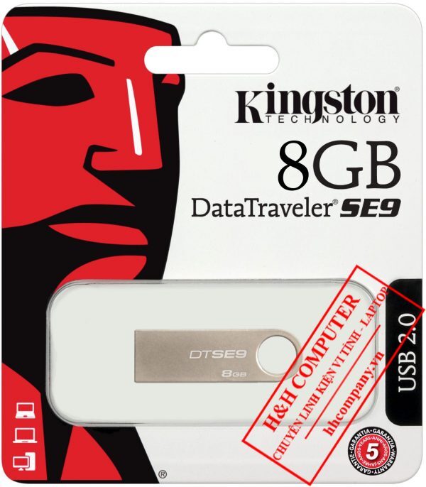 USB Kingston DataTraveler SE9 (DTSE9) 8GB - USB 2.0
