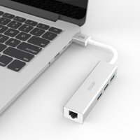 USB Gigabit Ethernet 10/100/1000 Mbps USB HUB 3.0 LAN Có Dây Mạng Rj45 Cổng USB bộ chia Win/Mạc cho Máy Tính