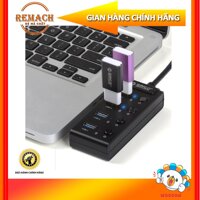 USB Hub 4 cổng có công tắc ORICO W9PH4 (Đen) [bonus]