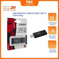 USB KINGSTON 128GB DT100G3 USB 3.0 Chính hãng