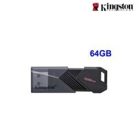 USB Kingston 64GB DataTraveler Exodia Onyx - Màu đen nhám - USB 3.2 Gen 1; Nắp trượt; Móc treo - DTXON/64GB