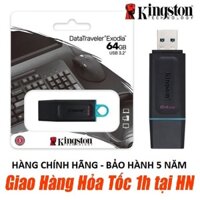 USB Kingston 64Gb DataTraveler Exodia USB 3.2 - Hàng Chính Hãng SPC Bảo hành 5 Năm