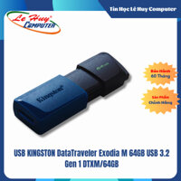 USB KINGSTON DataTraveler Exodia M 64GB USB 3.2 Gen 1 DTXM/64GB-Chính Hãng