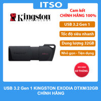 USB Kingston DataTraveler Exodia M USB Flash Drive 32G  64G  128G  256G - Hàng Chính Hãng - 32GB