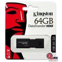 USB Kingston DT100G3 64GB 3.0 Máy Tính