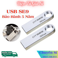 USB Kingston SE9 64Gb /32Gb /16Gg /8Gb /4Gb, thiết kế nhỏ gọn, vỏ kim loại - USB Kingston chống nước | BH 5 Năm - Hàng m