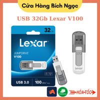 USB Lexar JumpDrive V100 USB 3.0 Flash Drive 32GB, Thiết Kế Thời Trang Nhỏ Gọn Tiện Lợi, Bảo Hành 12 Tháng