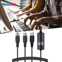 Usb MIDI Cáp Adapter Nhạc Cụ Âm Nhạc Piano Bàn Phím Tổng Hợp Dây MIDI Sang USB Cáp Chuyển Đổi
