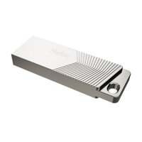 USB Netac UM1 64GB Pearl Nickel (USB 3.2, Flash Drive, 150MB/s)
