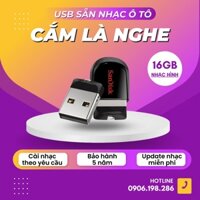 Usb nhạc xe ô tô💖FREESHIP💖Usb ô tô sẵn 200 video full HD - Usb 16GB chuẩn nhạc 320bit