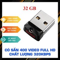 USB ô tô 32Gb nhạc hình có sẵn 400 Video siêu hot - USB Ca nhạc dành cho Ô TÔ tuyệt hay
