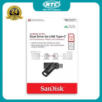USB OTG 512GB Sandisk SDDDC3 Drive Go TypeC 3.1 tốc độ 400MB/s - vỏ nhựa chống nhiễm điện (Đen)