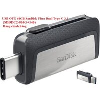 USB OTG 64GB SanDisk Ultra Dual Type-C 3.1 (SDDDC2-064G-G46) Hàng chính hãng