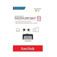 USB OTG Sandisk 64GB Ultra Dual TypeC 3.1 tốc độ 150MB/s SDDDC2-064G-A46 (Bạc)