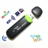 USB phát wifi 3G LTE max speed - Cục phát wifi di động truy cập mạng thỏa thích tốc độ mượt mà