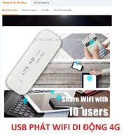 USB PHÁT WIFI 4G - Dcom 4G Dongle Chạy Được All Mạng