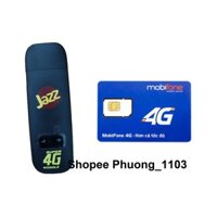 Usb phát wifi 4g ZTE W02-Lw43 jazz tốc độ 150mbps. Tặng Kèm Sim MobiFone trọn gói 1 năm