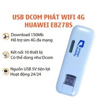 USB PHÁT WIFI HUAWEI 3G/4G E8278 TỐC ĐỘ CAO DÙNG ĐA MẠNG