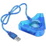 USB PS2 2 Player Convertor (Xanh)