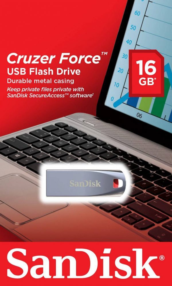 USB SanDisk Cruzer Force SDCZ71 - 16GB