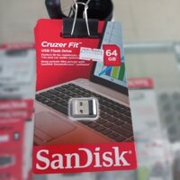 USB SanDisk  Cruzer Fit 64GB. USB 3.0 SanDisk CZ73 Ultra Flair 16GB / 32GB / 64GB / 128GB tốc độ upto 150MB/s