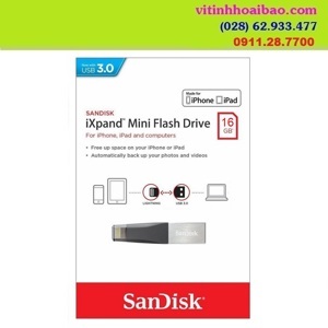 USB SanDisk iXpand IX40 cho iPhone, iPad, PC 16GB