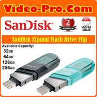 USB Sandisk Ixpand Flip OTG 3.0 128gb cho iPhone Ipad SDIX90N chính hãng - 005081