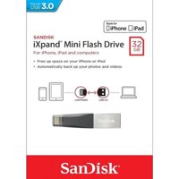 USB Sandisk iXpand Mini OTG Cho Iphone Ipad 32GB Chính Hãng Sandisk - miniexpand32