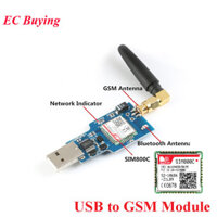 Usb sang GSM Quad-band GPRS SIM800 SIM800C Module cho Wifi Wireless Bluetooth Tương thích tin nhắn SMS 850 / 900 / 1800 / 1900 MHz