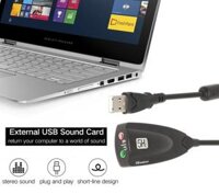 USB SOUND CARD  5HV2 ÂM THANH 3D CHUẨN 7.1