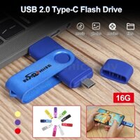 Usb Stick Đa Năng OTG Usb 2.0 Ổ Đĩa Flash Cho Điện Thoại Thông Minh Android Ứng Dụng Đôi 16GB Type-C Pendrive