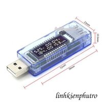 USB Tester hiển thị thông số đo bằng LCD