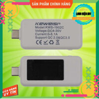 USB tester kiểm tra đo dòng điện, điện áp type C 4-30V 5.1A màn hình màu KEWEISI KWS-1902C QC 2.0 QC 3.0 PD