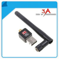 USB thu sóng wifi cho máy tính bàn tốc độ150Mb chuẩn N có tích hợp thêm ăngten