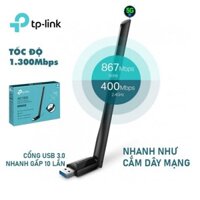 USB thu Wifi cho máy tính tốc độ 1300Mbps TP-Link Archer T3U Plus băng tần kép. Bảo Hành 24 Tháng