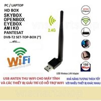 USB thu Wifi hỗ trợ Tivi Box, Đầu thu Kỹ Thuật số