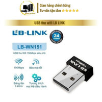 USB thu wifi LB LINK Nano BL WN151, Tiện Dụng Cho PC Máy Bàn Case
