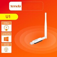 USB thu Wifi Tenda U1 / U2 / U3 Chính hãng (Có anten rời, 300Mbps, Windows, macOS, Linux) Bảo hành 24 Tháng