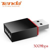 USB thu Wifi Tenda U3 Mini Không anten, 300Mbps. Hàng Chính Hãng. Vi Tính Quốc Duy