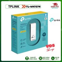 USB thu wifi TP-Link Chuẩn N 150Mbps TL-WN727N thu wifi cho máy tính bàn pc latop-Hãng phân phối chính thức