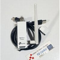 USB thu Wifi TP Link TL-WN722N (722N) 150Mbps Wireless USB Adapter ( Anten rời)