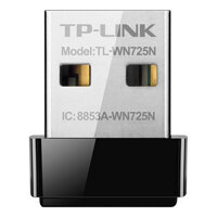 USB thu wifi Wi-Fi TP-Link - TL-WN725N Chuẩn N 150Mbps không anten đen vàng - Hàng Nhập Khẩu