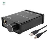 Usb to coaxial s / pdif optical 3.5mm / 6.3mm headphone converter usb dac digital to analog audio converter cho windows xp