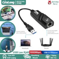 Usb to lan cáp chuyển đổi usb sang lan RJ45 adapter 3.0 1gbps bộ hub dây cáp chuyển đầu cắm USB ra cổng cáp mạng 1000mbps