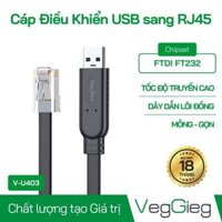 USB To RJ45 Console Cable - V-U403