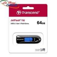 USB Transcend JetFlash 790K 3.03.1 - Hàng Chính Hãng - 64GB
